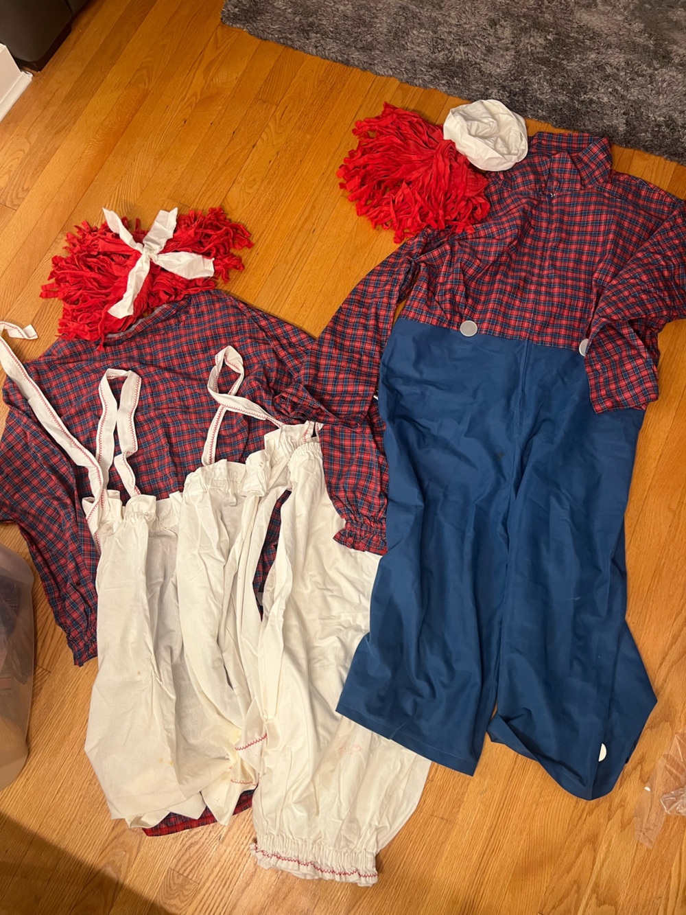 Adult Raggedy Ann and Andy costumes